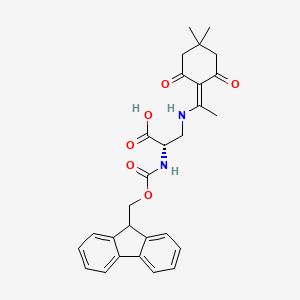 (2S)-3-[1-(4,4-dimethyl-2,6-dioxocyclohexylidene)ethylamino]-2-(9H-fluoren-9-ylmethoxycarbonylamino)propanoic acid