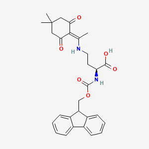 (2S)-4-[1-(4,4-dimethyl-2,6-dioxocyclohexylidene)ethylamino]-2-(9H-fluoren-9-ylmethoxycarbonylamino)butanoic acid