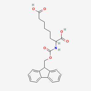 molecular formula C23H25NO6 B7827235 Fmoc-DL-asu-oh 