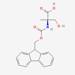 molecular formula C19H19NO5 B7827256 Fmoc-alpha-methyl-D-Ser 