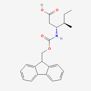 (3R,4R)-3-{[(9H-fluoren-9-ylmethoxy)carbonyl]amino}-4-methylhexanoic acid