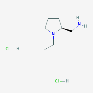 molecular formula C7H18Cl2N2 B7827275 (S)-(1-Ethylpyrrolidin-2-yl)methanamine dihydrochloride 