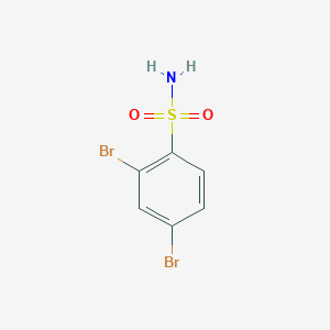molecular formula C6H5Br2NO2S B7827332 2,4-二溴苯磺酰胺 
