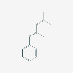 molecular formula C13H16 B7827365 (2,4-Dimethyl-1,3-pentadienyl)benzene 