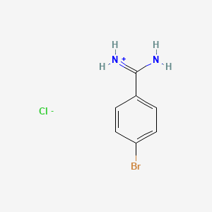 [Amino-(4-bromophenyl)methylidene]azanium;chloride