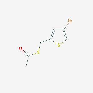 molecular formula C7H7BrOS2 B7827522 S-[(4-bromothiophen-2-yl)methyl] ethanethioate CAS No. 1092960-96-7