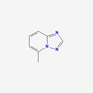 molecular formula C7H7N3 B7827540 5-甲基-[1,2,4]三唑并[1,5-a]吡啶 
