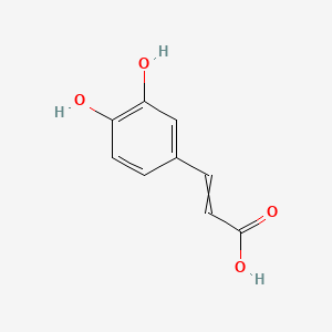 molecular formula C9H8O4 B7827579 3-(3,4-二羟基苯基)丙-2-烯酸 