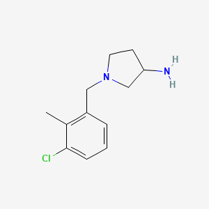 1-(3-Chloro-2-methylbenzyl)pyrrolidin-3-amine
