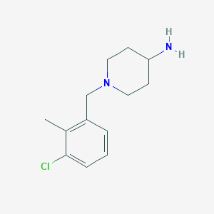 1-(3-Chloro-2-methylbenzyl)piperidin-4-amine