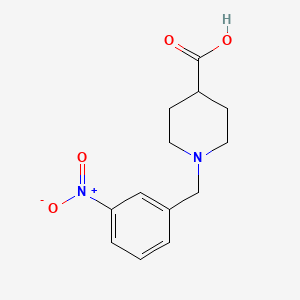 1-(3-Nitrobenzyl)piperidine-4-carboxylic acid