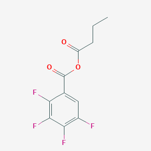molecular formula C11H8F4O3 B7827654 Butyric2,3,4,5-tetrafluorobenzoicanhydride 