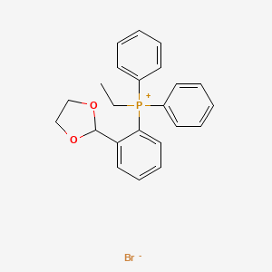 [2-(1,3-Dioxolan-2-yl)phenyl]-ethyl-diphenyl-phosphonium bromide