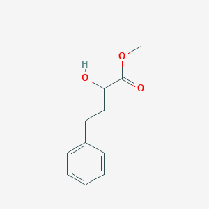 molecular formula C12H16O3 B7827665 Ethyl 2-hydroxy-4-phenylbutyrate, (+/-)- CAS No. 7226-83-7