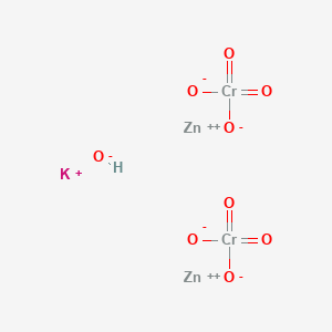 molecular formula Cr2HO9Zn2K<br>Cr2HKO9Zn2 B078277 ZINC potassium chromate CAS No. 11103-86-9