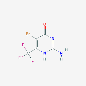 molecular formula C5H3BrF3N3O B7827711 CID 512024 