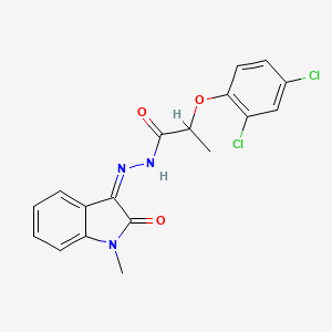 molecular formula C18H15Cl2N3O3 B7827729 CID 6271091 