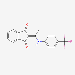 molecular formula C18H12F3NO2 B7827732 CID 5015791 