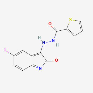 molecular formula C13H8IN3O2S B7827764 CID 5778986 