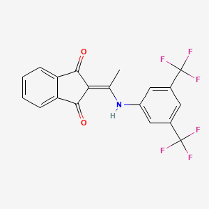 molecular formula C19H11F6NO2 B7827845 CID 4527050 