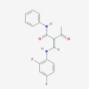 molecular formula C17H14F2N2O2 B7827891 CID 5843801 