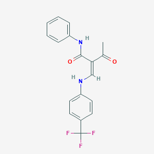molecular formula C18H15F3N2O2 B7827897 CID 6010185 