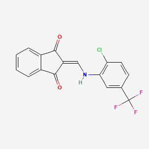 molecular formula C17H9ClF3NO2 B7827988 CID 4592559 