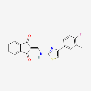 molecular formula C20H13FN2O2S B7828127 CID 5061450 