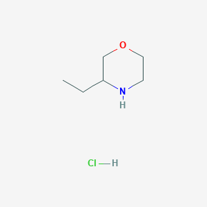 molecular formula C6H14ClNO B7828133 盐酸3-乙基吗啉 