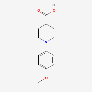 molecular formula C13H17NO3 B7828171 1-(4-Methoxyphenyl)piperidine-4-carboxylic acid 