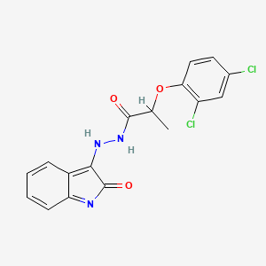 molecular formula C17H13Cl2N3O3 B7828177 CID 6151448 