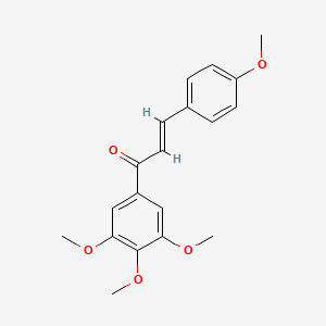 molecular formula C19H20O5 B7828278 3-(4-Methoxyphenyl)-1-(3,4,5-trimethoxyphenyl)prop-2-en-1-one 