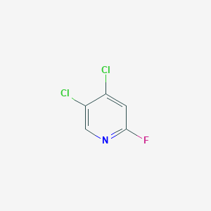 molecular formula C5H2Cl2FN B7828550 4,5-Dichloro-2-fluoropyridine 