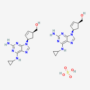 molecular formula C28H38N12O6S B7828788 Abacavir sulfate CAS No. 1423331-68-3