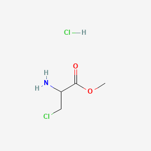 molecular formula C4H9Cl2NO2 B7828846 2-氨基-3-氯丙酸甲酯盐酸盐 CAS No. 38524-37-7