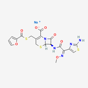 molecular formula C19H16N5NaO7S3 B7828882 CID 9571073 