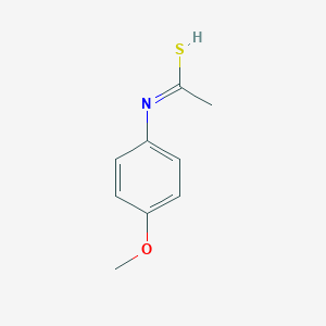 molecular formula C9H11NOS B7828903 N-(4-methoxyphenyl)ethanimidothioic acid 