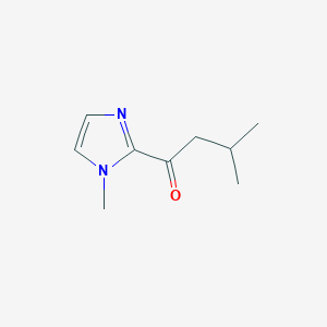 molecular formula C9H14N2O B7828923 3-Methyl-1-(1-methylimidazol-2-yl)butan-1-one 