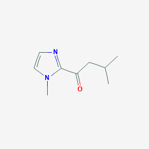 3-Methyl-1-(1-methylimidazol-2-yl)butan-1-one