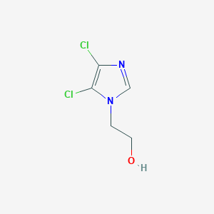 molecular formula C5H6Cl2N2O B7828938 2-(4,5-dichloro-1H-imidazol-1-yl)ethanol 