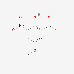 molecular formula C9H9NO5 B7829175 1-(2-Hydroxy-5-methoxy-3-nitrophenyl)ethanone 