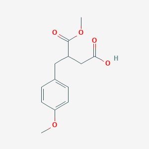 4-Methoxy-3-[(4-methoxyphenyl)methyl]-4-oxobutanoic acid
