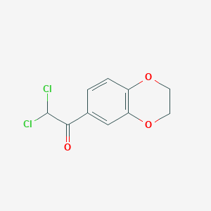 2,2-Dichloro-1-(2,3-dihydro-1,4-benzodioxin-6-yl)ethanone