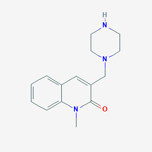 1-methyl-3-(piperazin-1-ylmethyl)quinolin-2(1H)-one