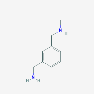molecular formula C9H14N2 B7829478 {3-[(Methylamino)methyl]phenyl}methanamine 