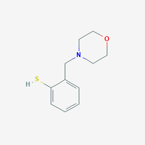 molecular formula C11H15NOS B7829509 2-(Morpholinomethyl)benzenethiol 