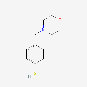 molecular formula C11H15NOS B7829513 4-(Morpholinomethyl)benzenethiol 