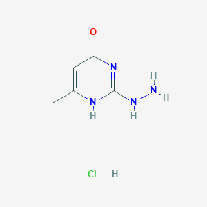 molecular formula C5H9ClN4O B7829522 CID 44118334 