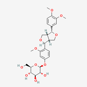 molecular formula C27H34O11 B7829560 Phillygenin-O-beta-D-glucopyranoside 