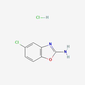 molecular formula C7H6Cl2N2O B7829725 5-Chlorobenzo[d]oxazol-2-amine hydrochloride CAS No. 31383-41-2